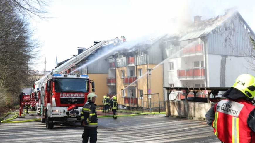 B4 Wohnungsbrand