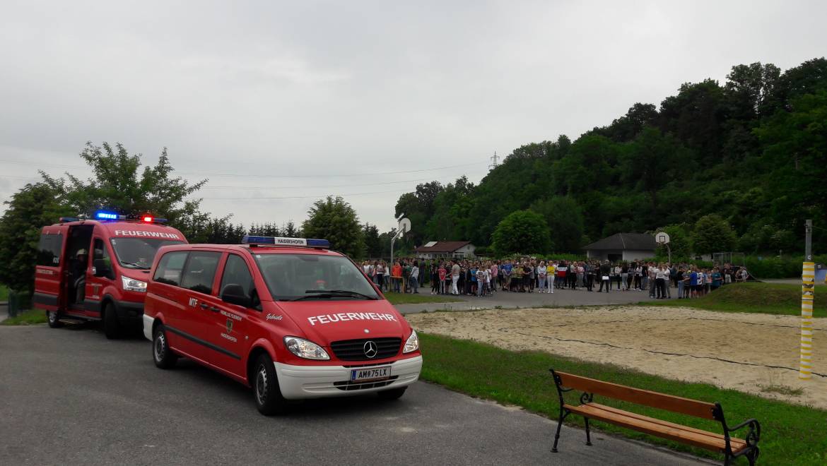 Einsatzübung NMS Haidershofen