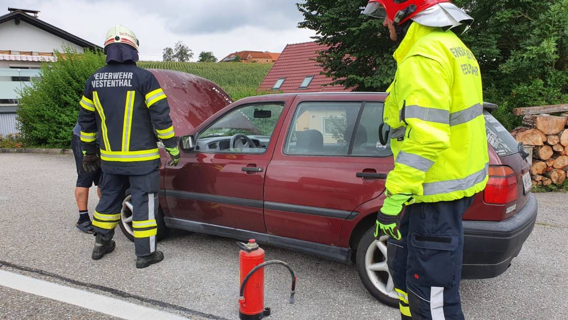 B2 Fahrzeugbrand