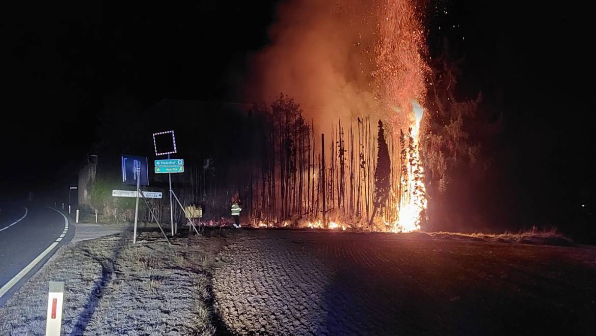 B3 Scheunen oder Schuppenbrand